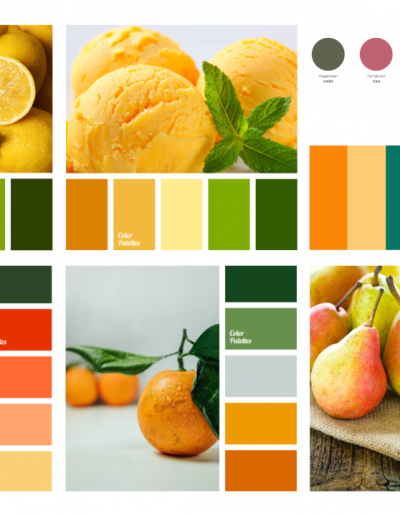 Moodboard for colours