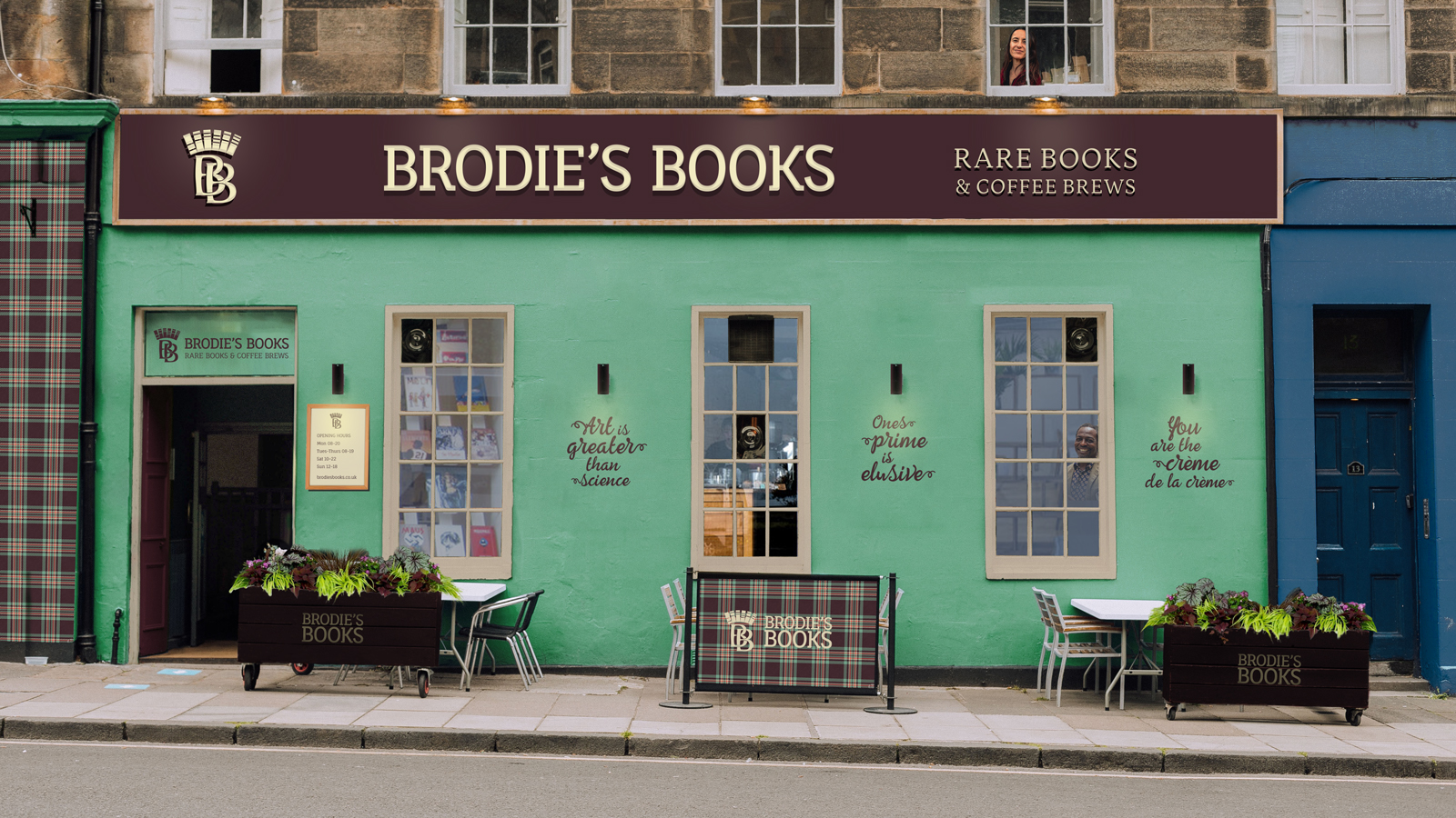 Brodie's Books storefront
