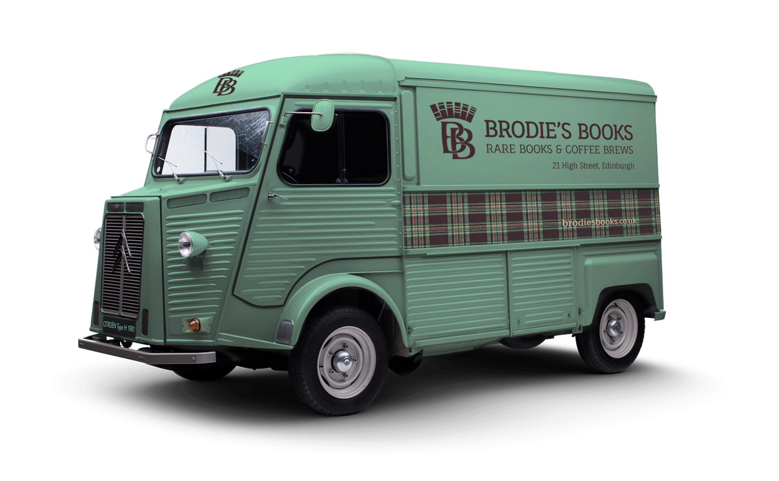 Brodie's Books van